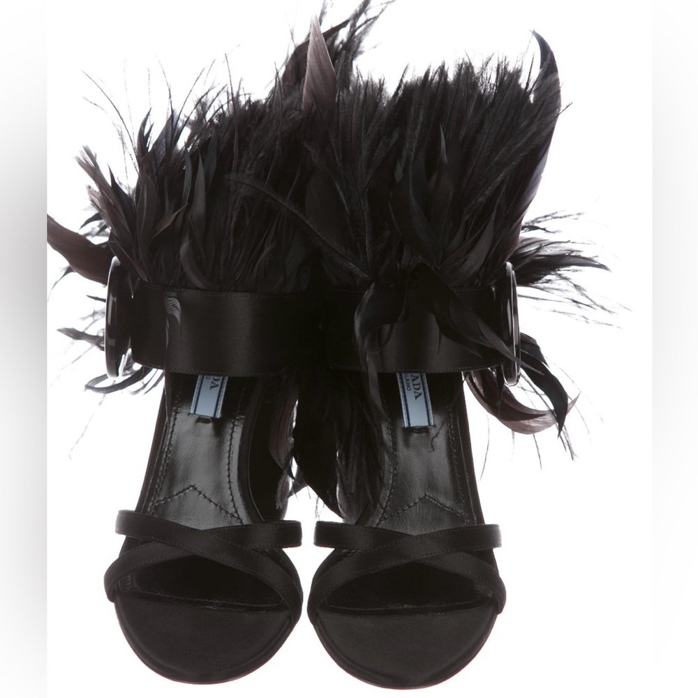 Prada 2017 feather sandals